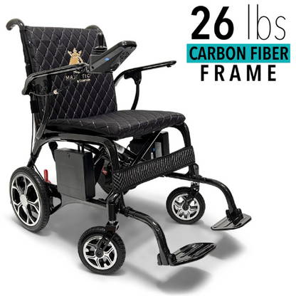 ComfyGo Phoenix Carbon Fiber Electric Wheelchair: Lightweight, Long-Range, Airline Approved