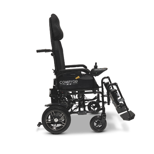 X-9 Remote Controlled Electric Wheelchair, Automatic Reclining Backrest & Lifting Leg Rests