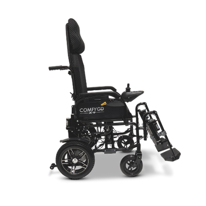 X-9 Remote Controlled Electric Wheelchair, Automatic Reclining Backrest & Lifting Leg Rests