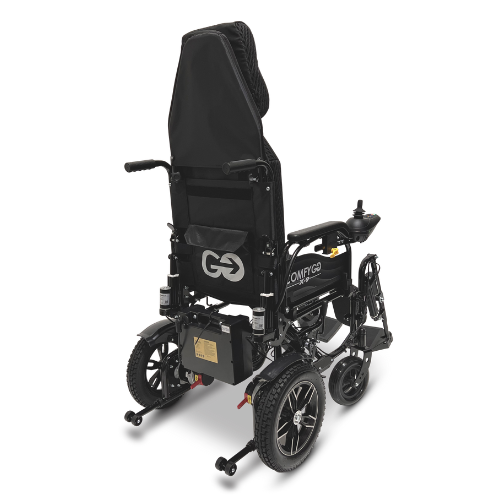 X-9 Remote Controlled Electric Wheelchair, Automatic Reclining Backrest & Lifting Leg Rests