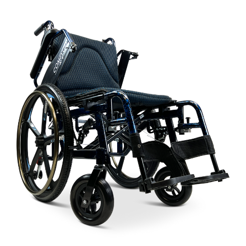 X-1 ComfyGO Lightweight Manual Wheelchair with Quick-Detach Wheels