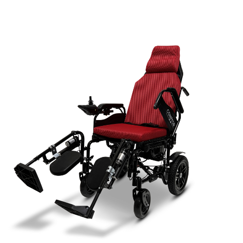 X-9 Remote Controlled Electric Wheelchair, Automatic Reclining Backrest & Lifting Leg Rests