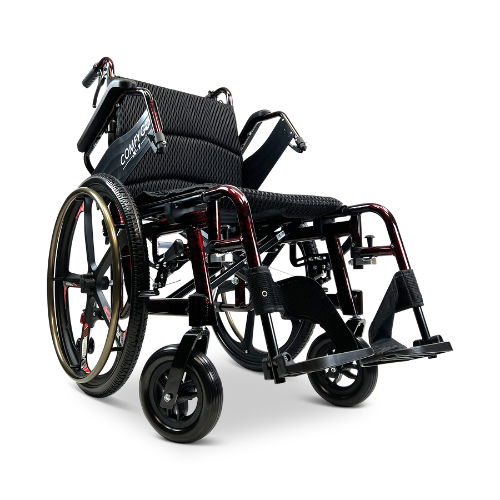 X-1 ComfyGO Lightweight Manual Wheelchair with Quick-Detach Wheels