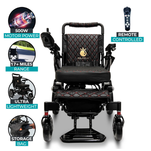 ComfyGO MAJESTIC IQ-7000 Remote Controlled Auto Folding Electric Wheelchair