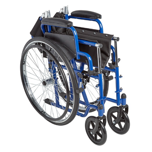 Ziggo 16" Lightweight Pediatric Wheelchair, Blue