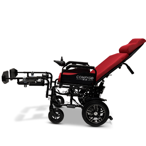 X-9 Remote Controlled Electric Wheelchair, Automatic Reclining Backrest & Lifting Leg Rests