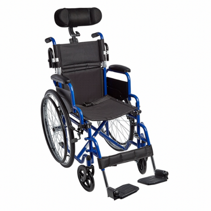 Ziggo 16" Lightweight Pediatric Wheelchair, Blue