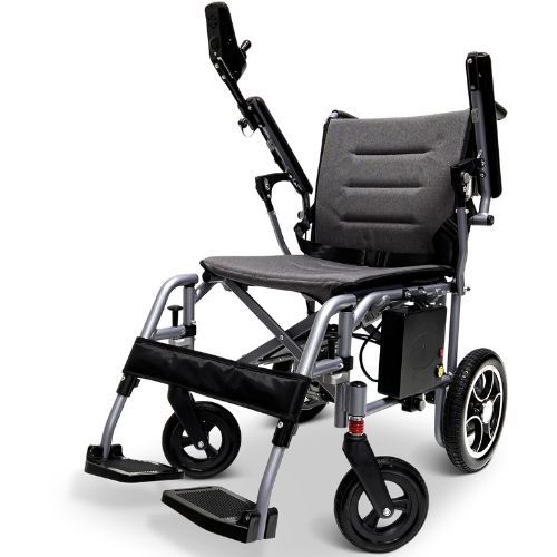 X-7 ComfyGO Lightweight Foldable Electric Wheelchair for Travel