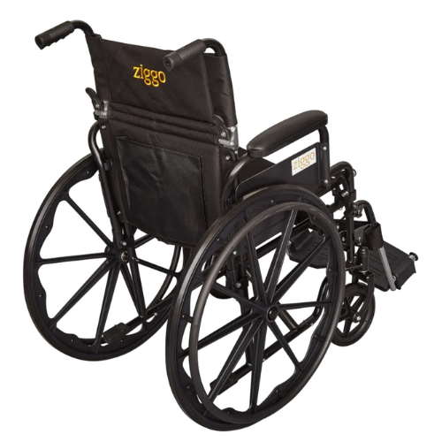 Ziggo 18' Lightweight Pediatric Wheelchair, Black