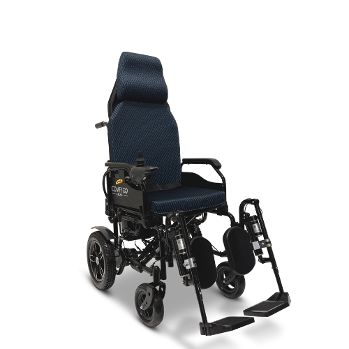 X-9 Remote Controlled Electric Wheelchair, Automatic Reclining Backrest & Lifting Leg Rests