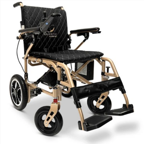 X-7 ComfyGO Lightweight Foldable Electric Wheelchair for Travel