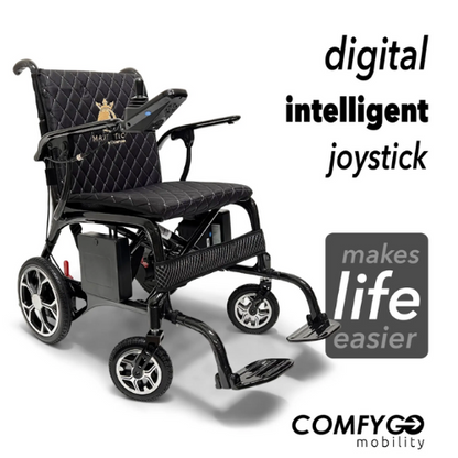 ComfyGo Phoenix Carbon Fiber Electric Wheelchair: Lightweight, Long-Range, Airline Approved